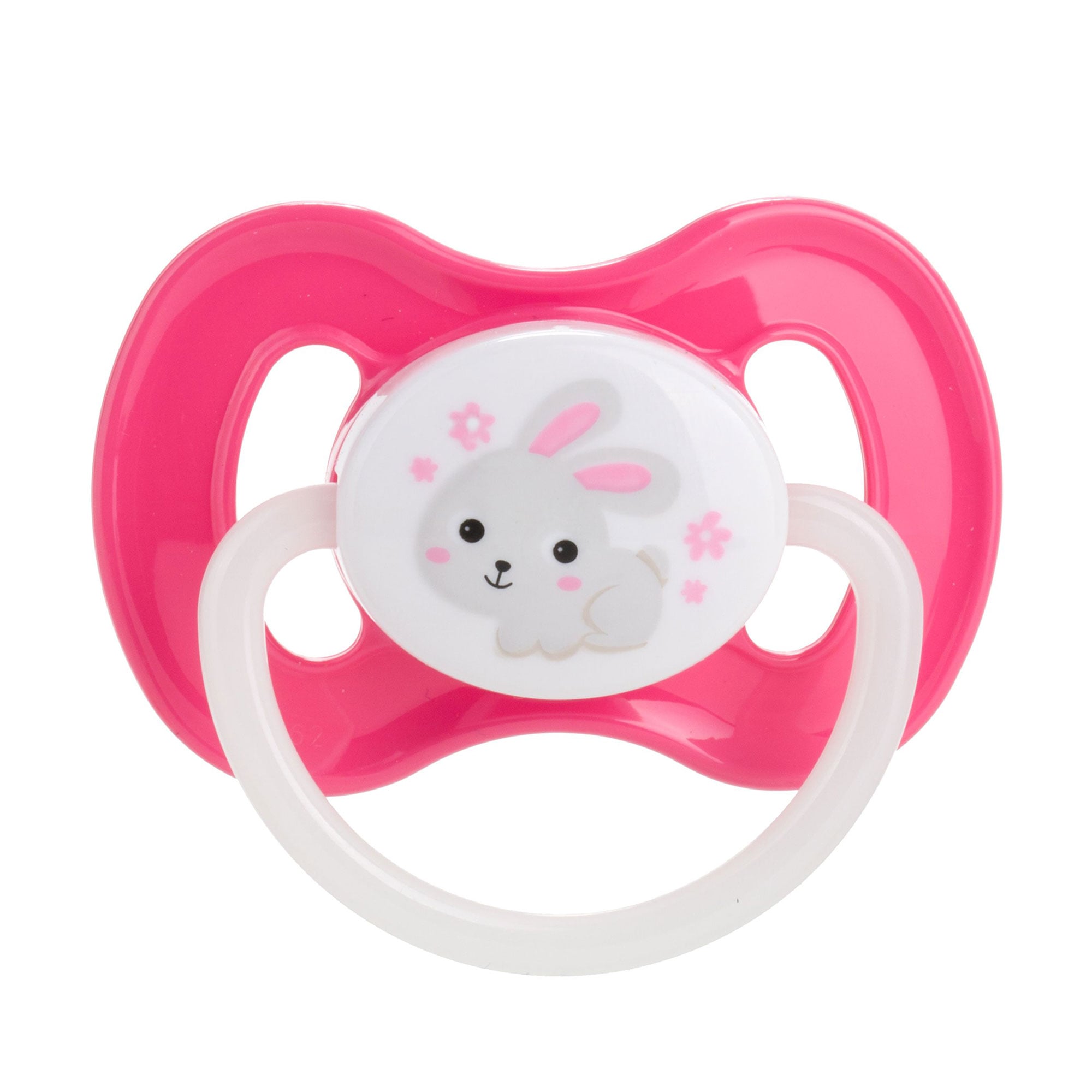 Пустушка Canpol Babies Bunny &amp; Company латексна, кругла, 0-6 місяців, рожева